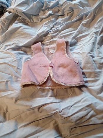 Veste sans manche bébé fille
