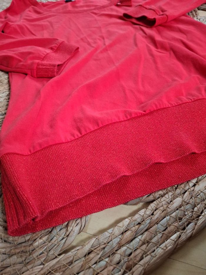 Armani jeans t-shirt rouge taille 40 - photo numéro 6
