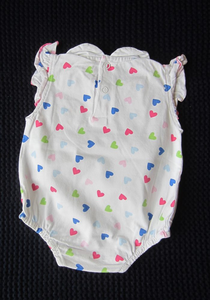 Barboteuse/body bébé fille - photo numéro 3