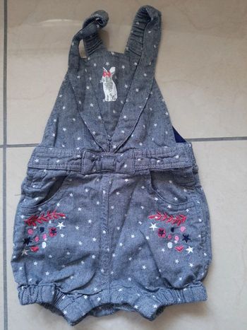Salopette fille 9 mois
