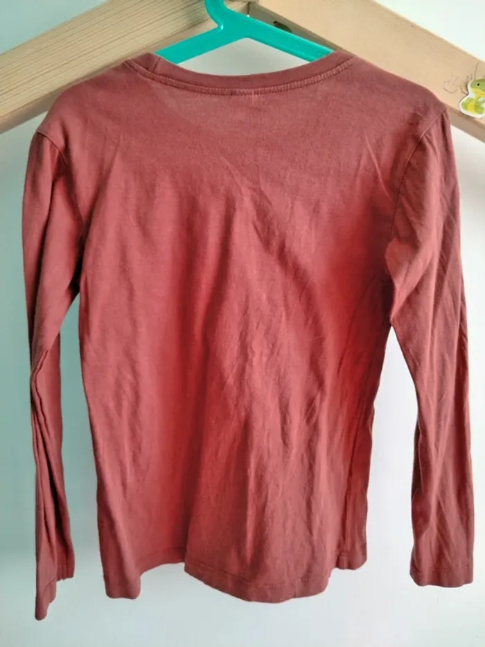 T-shirt manches longues chevaux Zeeman 9/10 ans - photo numéro 2