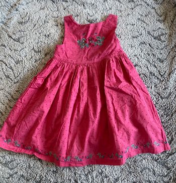Robe rose Sergent Major - 7 ans