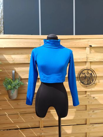 Crop top col roulé taille M