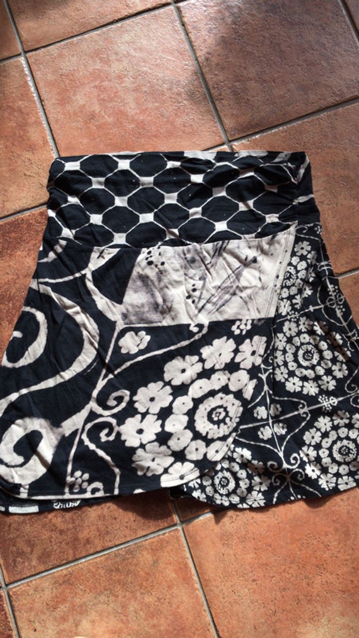 Desigual jupe noir et blanc - photo numéro 4
