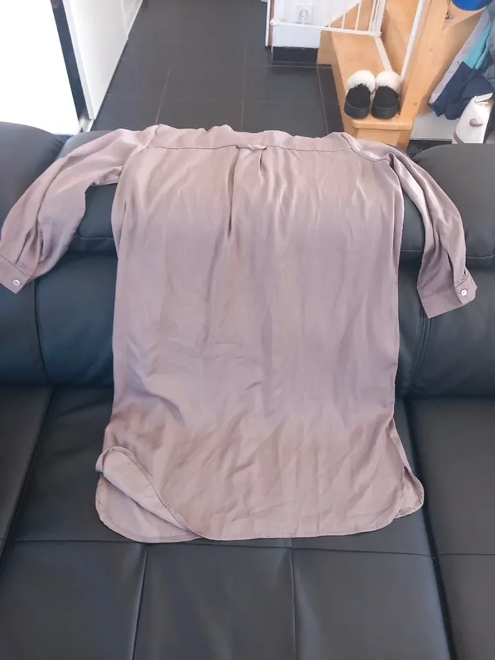Robe tunique marque mango avec poches taille xs - photo numéro 4