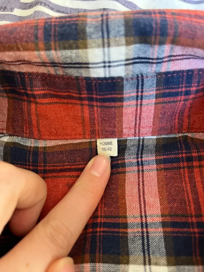 Chemise à carreaux - photo numéro 4