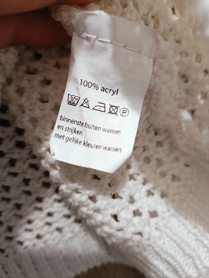 Pull a filé blanc - photo numéro 3