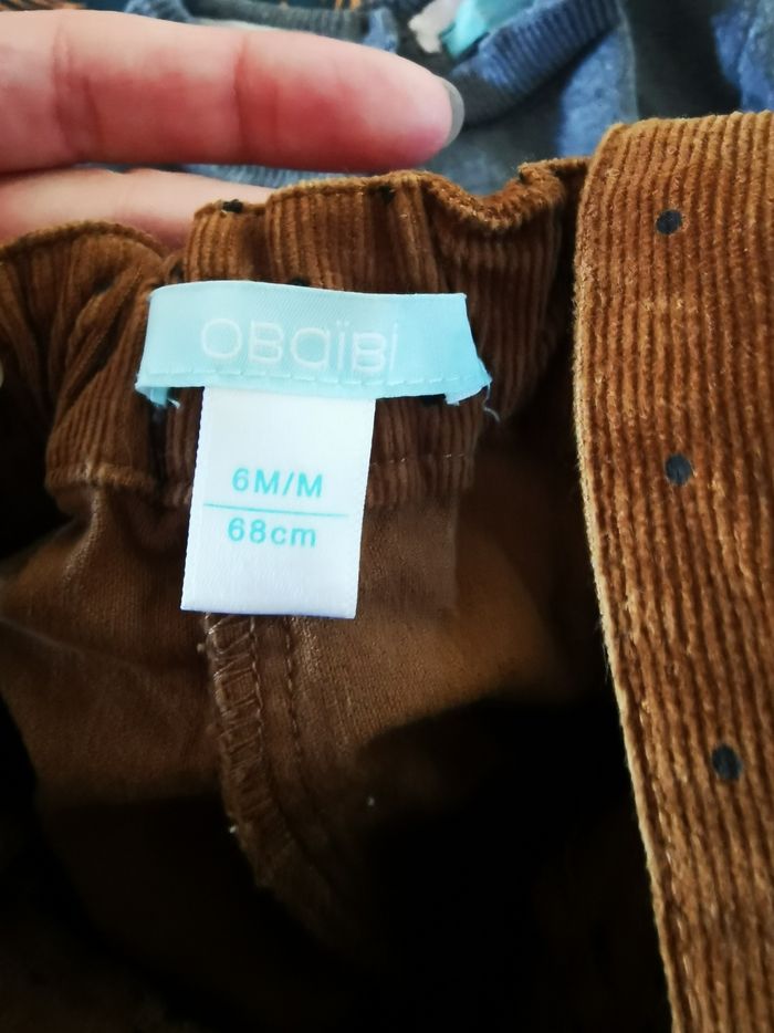 Ensemble pull et salopette en velours - photo numéro 4