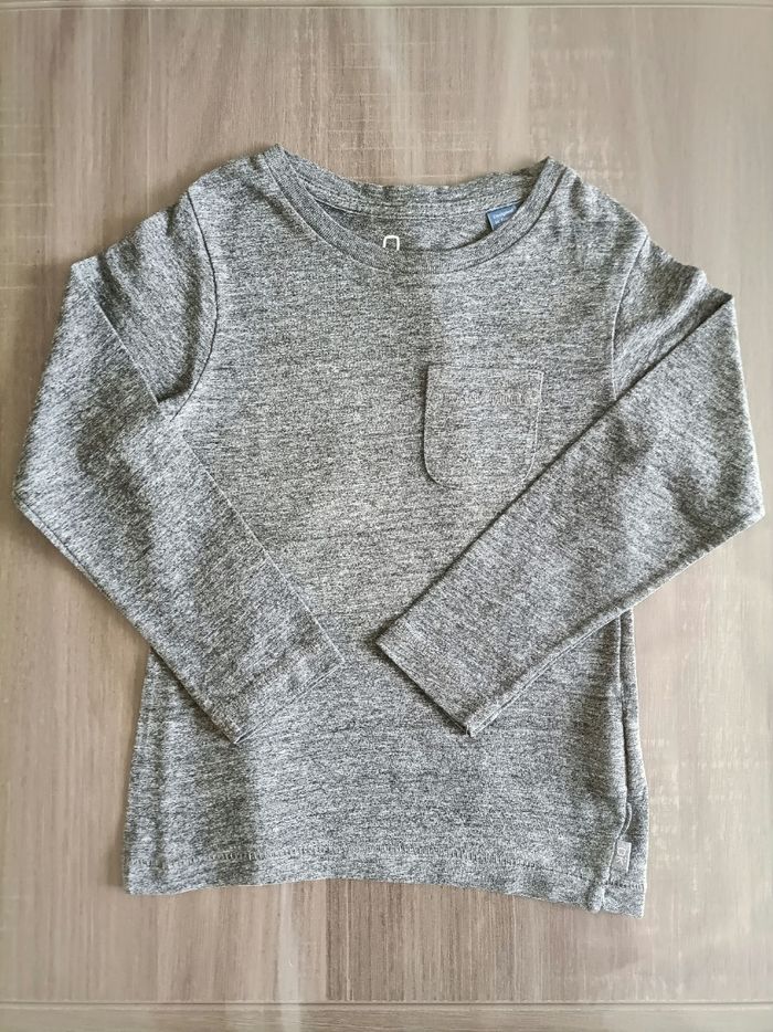 T Shirt manches longues chiné 2 ans