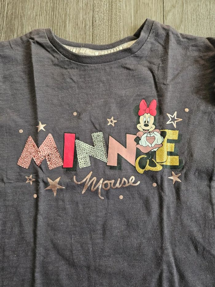 Tee-shirt fille Minnie taille 7 ans - photo numéro 3