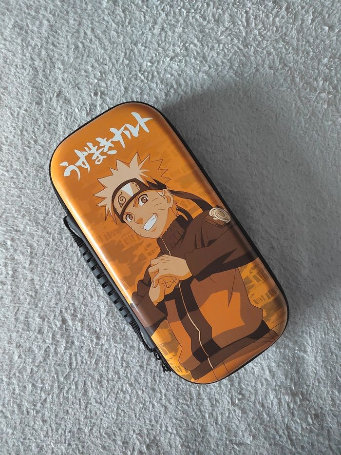 Trousse rigide Naruto Uzumaki pour DS – 12x26 cm – État neuf