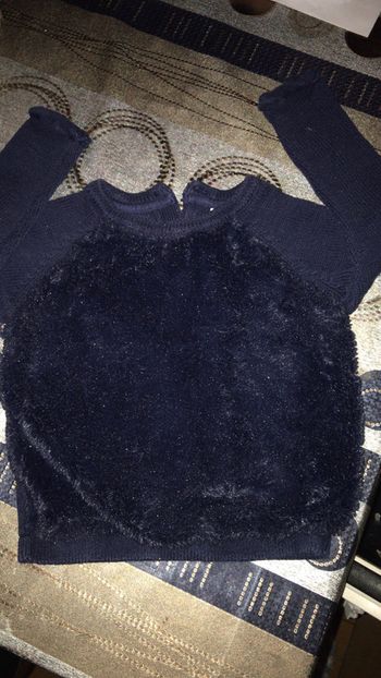 Pull chaud doux et pailleté 2 ans 86cm