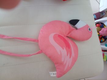 Doudou flamant rose