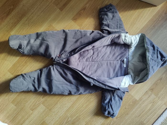 Combi pilote bout'chou 6 mois grise - photo numéro 2