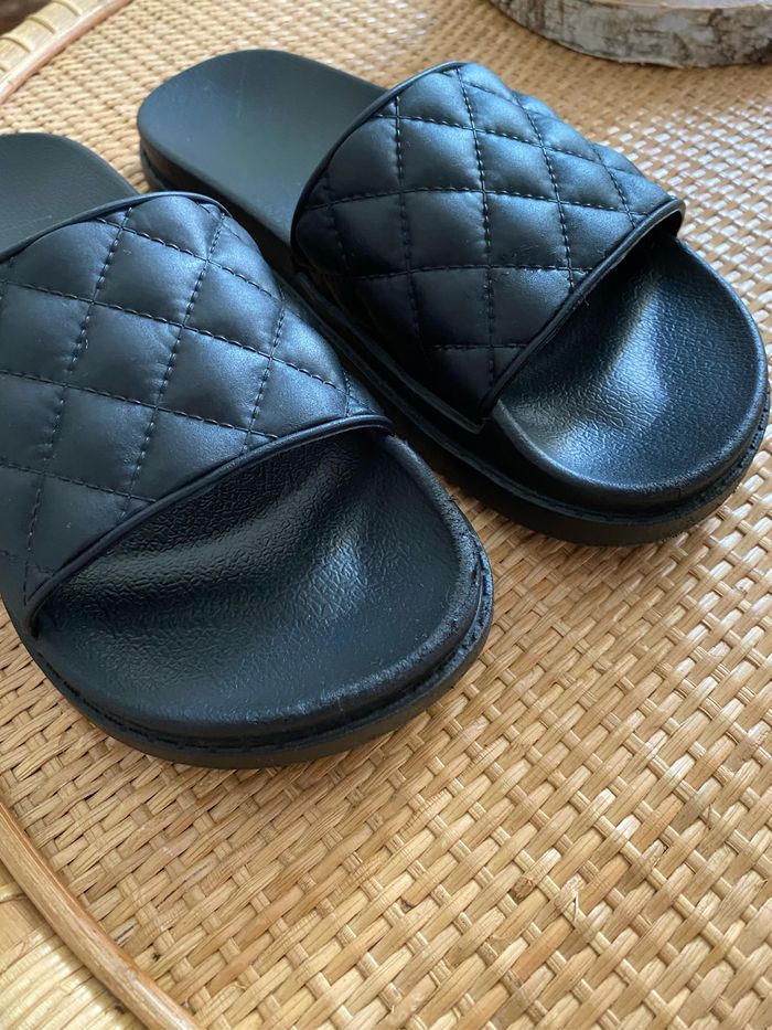 Mules / sandales noires - photo numéro 2