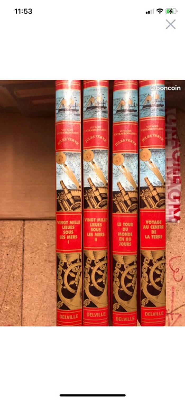 Jules verne 4 tomes