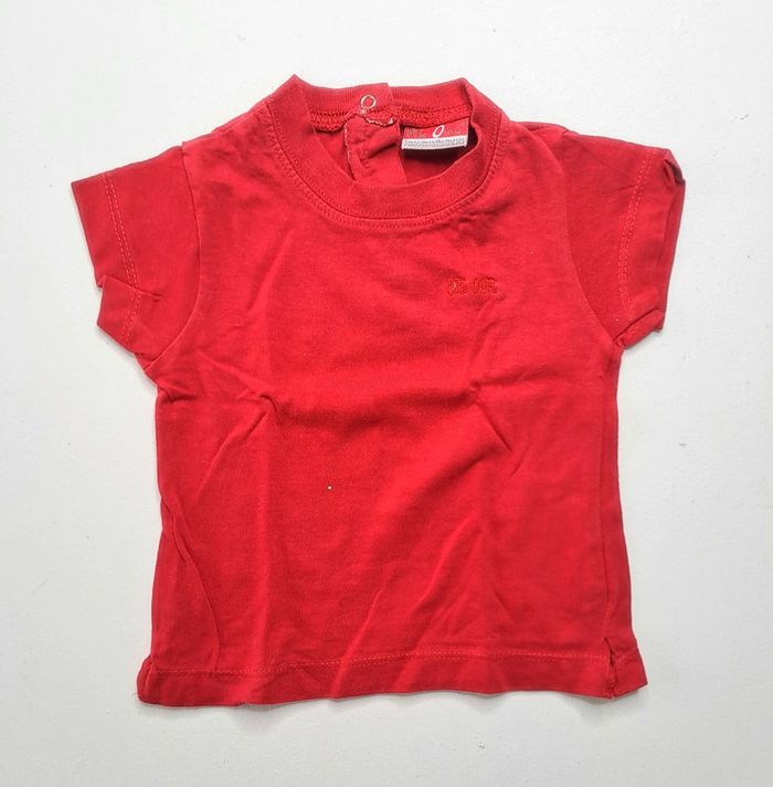 T-shirt rouge 3 mois