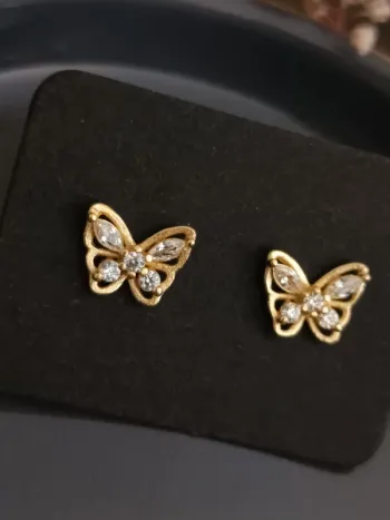 Boucles d'oreilles papillons