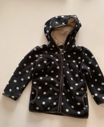 Veste polaire à capuche 36 mois