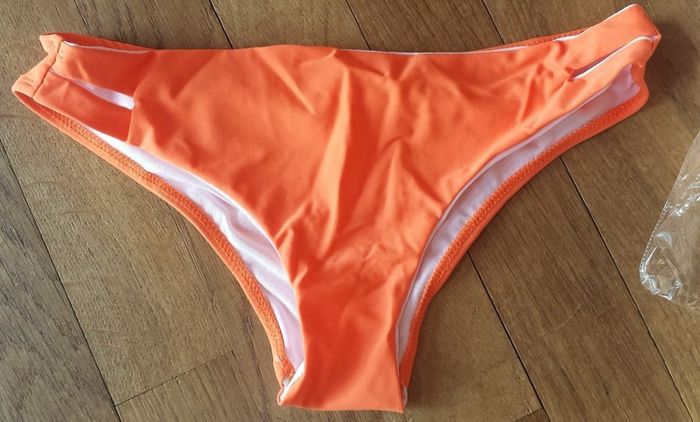 Maillot de Bain orange a Franges - photo numéro 2