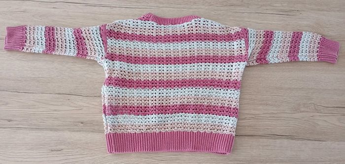 Pull fille 4 ans rose ajouré- Gémo - photo numéro 2
