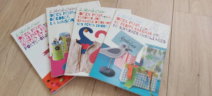 Lot 4 livres loisirs créatifs L'Art de Créer