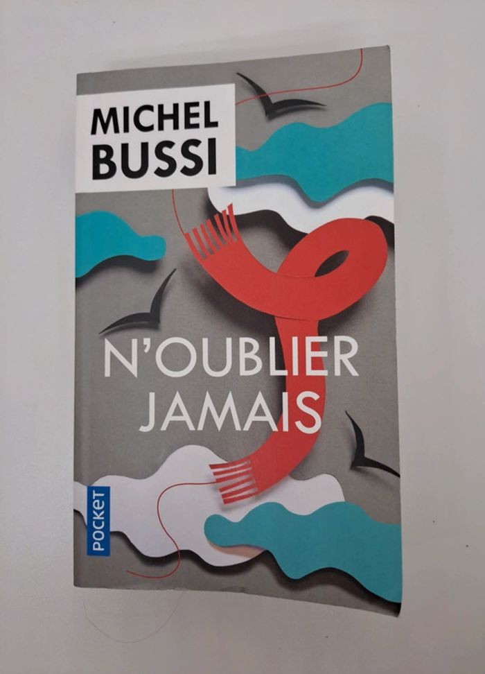 "N'oublier jamais", de Michel Bussi.
Pocket.
544 pages. 
ISBN : 978.2.266.25457.1