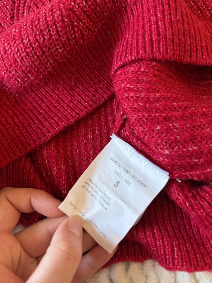 Pull rouge Liberto / Taille S - photo numéro 8