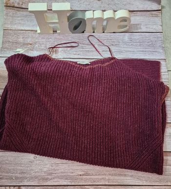 Pull bordeaux cache cache taille  L