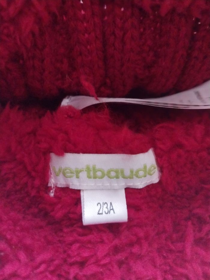 Casquette façon bonnet rouge Vertbaudet – taille 2/3 ans - photo numéro 3