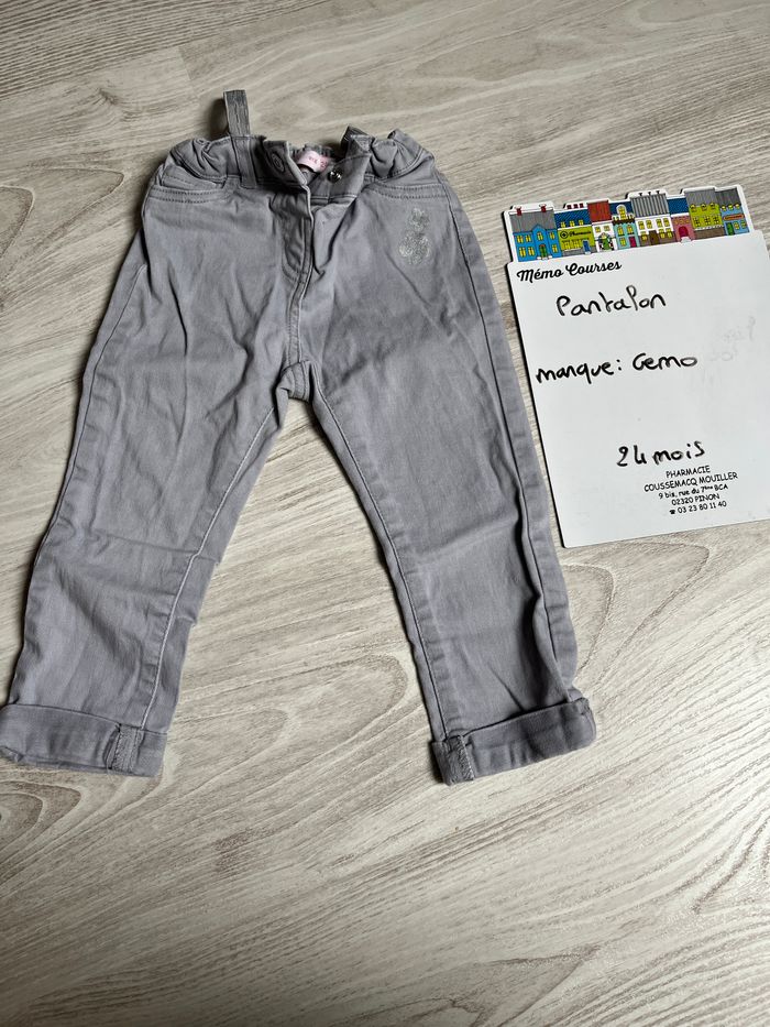 Pantalon fille 24 mois