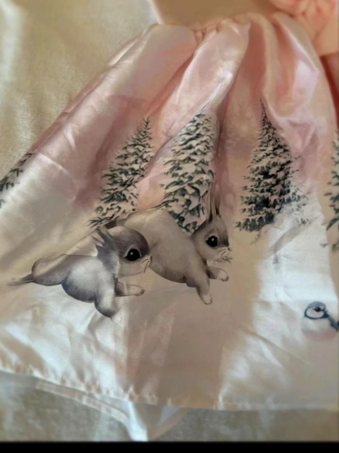 Magnifique robe de princesse animaux de la forêt neuve 6 ans fille - photo numéro 4