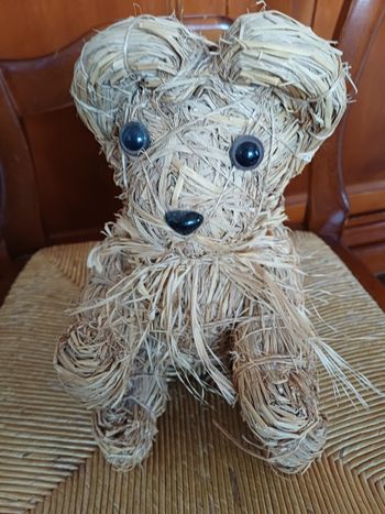 Ours en paille 30 cm