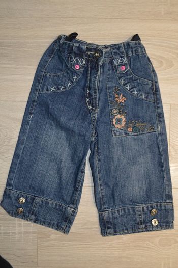 Pantacourt jean Taille réglable 6 ans