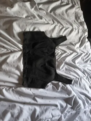 Top en jean noir