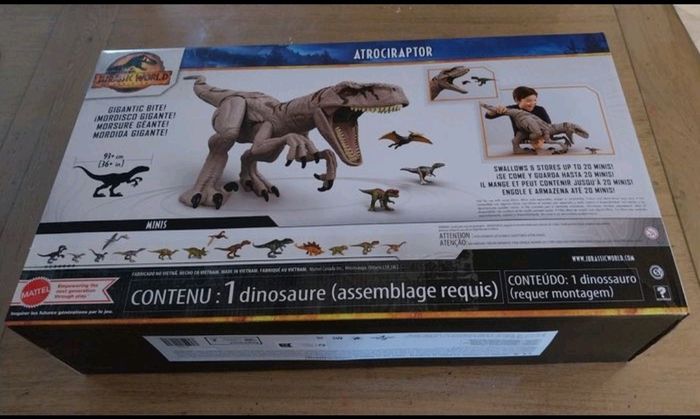 Dinosaure geant jurassic world neuf - photo numéro 3