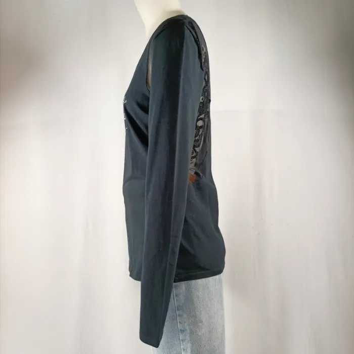 Tshirt à manches longues - Liu Jo Jeans - L A1253 - photo numéro 3