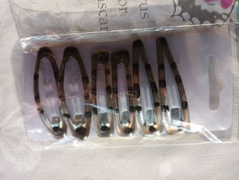 6 barettes pour cheveux neuf