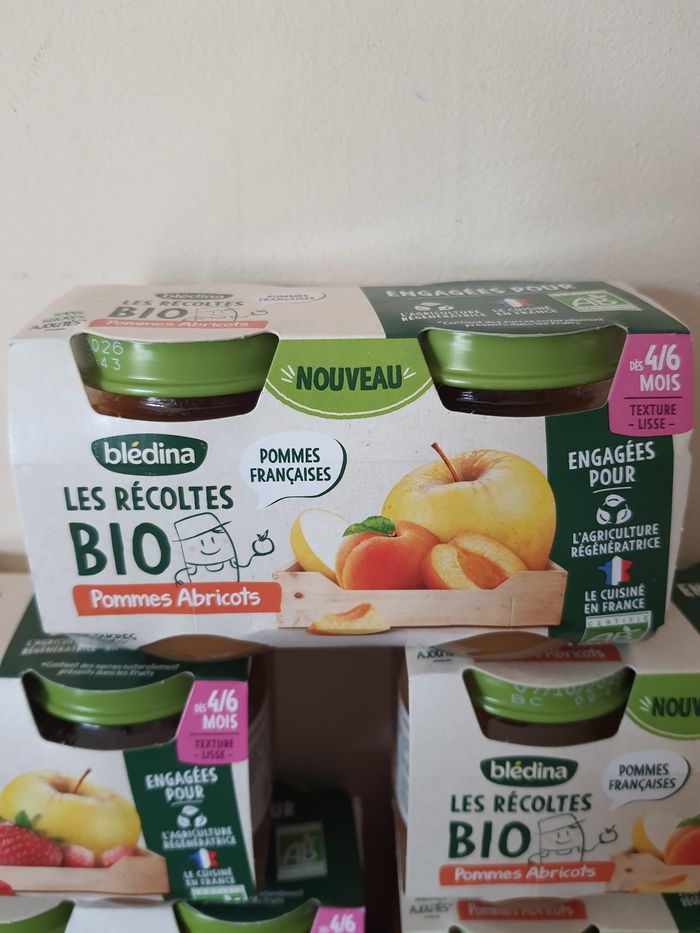 Lot de 5 packs compotes fruits  Bledina Bio dès 4/6 mois - photo numéro 3