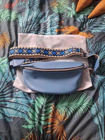 Sac bandoulière bleu