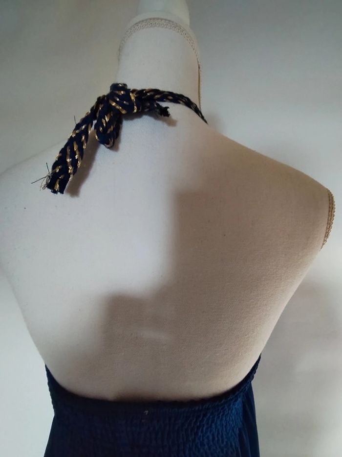Longue Robe bleu taille unique - photo numéro 9