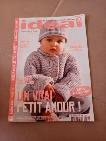 Magazine idéal tricot layette printemps