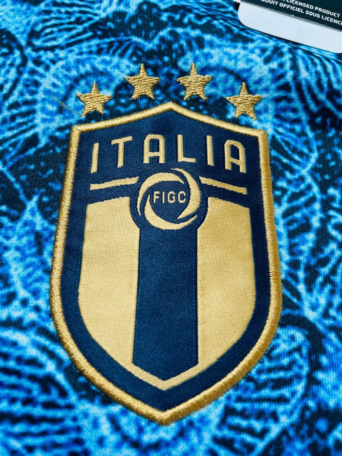 Maillot concept foot Italie bleu motif taille S - photo numéro 6