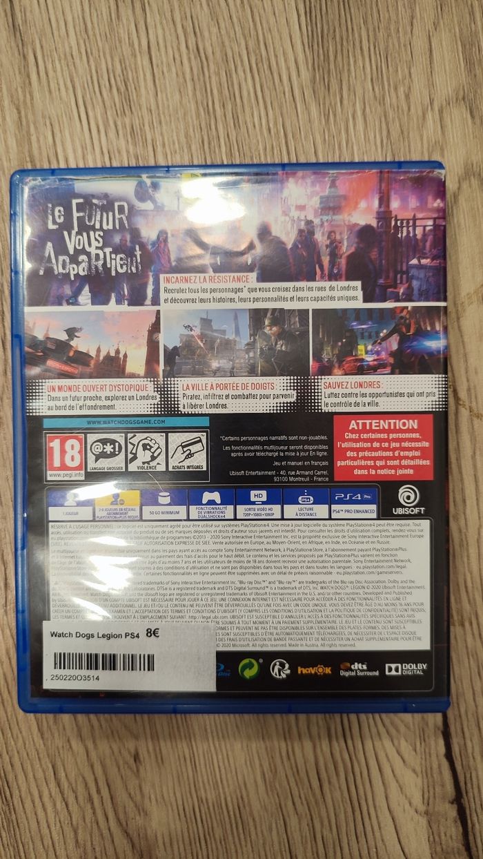 Watchdogs legion ps4 - photo numéro 3