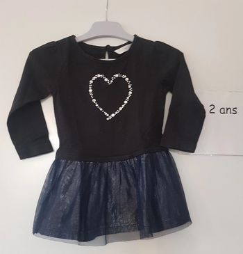 Robe coeur 2 ans