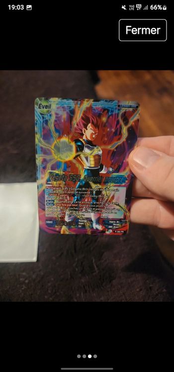 Carte dragon ball carg game 