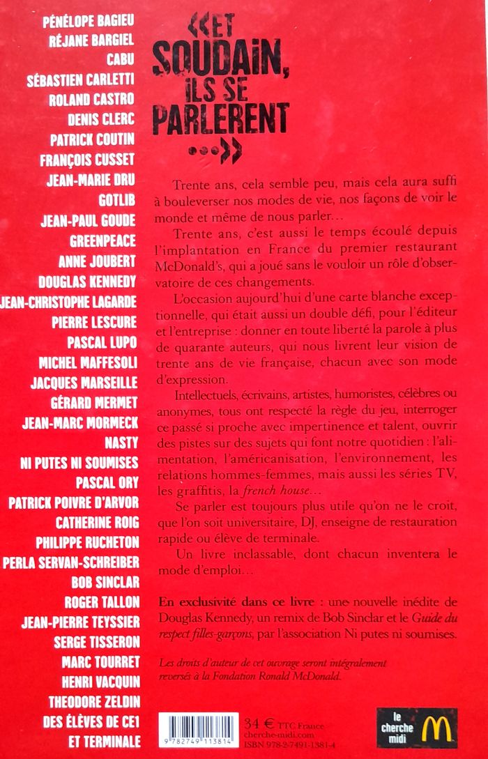 Et soudain ils se parlèrent 30 ans de vie française - photo numéro 3