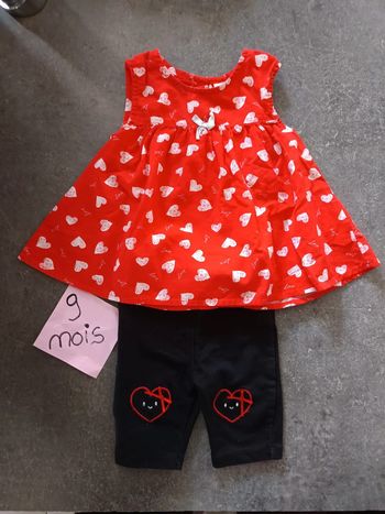 Ensemble été coeurs 9 mois