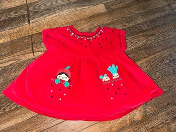 Robe velour du pareil au même  6 mois