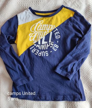T-shirt camps United 5 ans